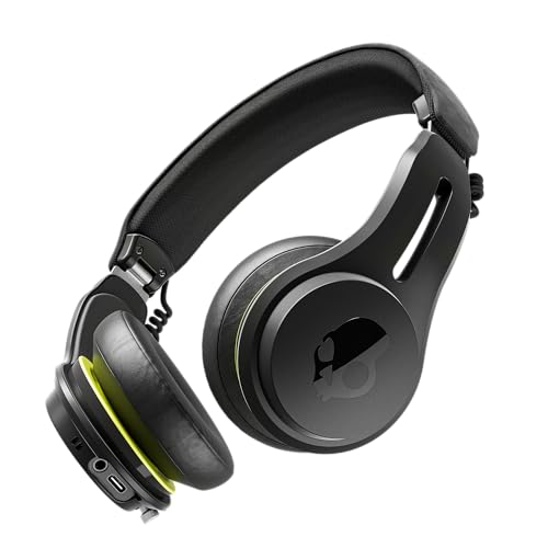 Skullcandy Icon ANC On-Ear Wireless Headphones, Bluetooth 5.0, 20Hz-20kHz Frequency Range, 32 Ohms Impedance, 97.5 dB Sensitivity, IPX4 Water Resistance