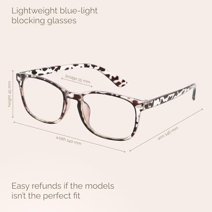 MIGSIR Medium GL666 Prescription Eyewear Frames Blue Light Filtering Full Rim Rectangular