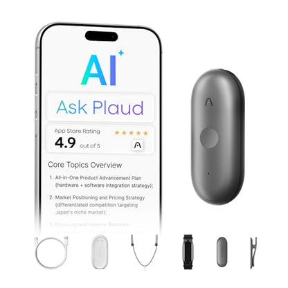 Plaud 0.83" PN0210 Bluetooth 5 AI Voice Recorder
