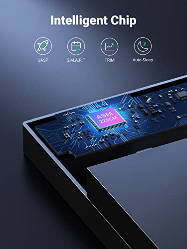 UGREEN 3.5 Inch External Hard Drive Enclosure Model 50423 with USB 3.0 Support