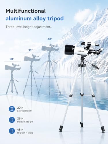 Koolpte 70mm AZ50070 500mm Manual Focus Telescope