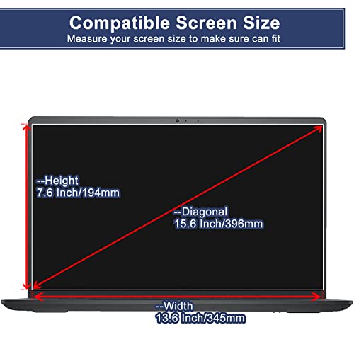 MUBUY-GOL 2-Pack 15.6" Laptop Screen Protector High Definition Anti-Scratch Clear Shield