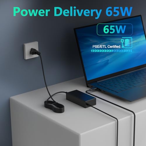 FSJTD 65W USB Type C Laptop Charger Model DL65200325