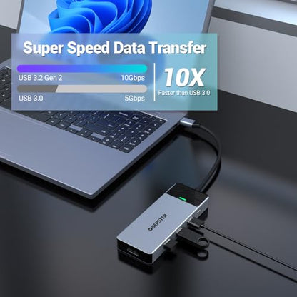 OBERSTER 5 in 1 USB-C Hub OB-HB046-E-011 with 4K HDMI Output and USB 3.2 Ports