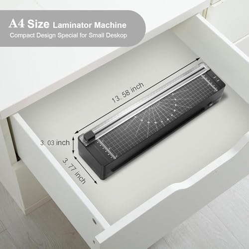 Queceuy Laminator 9" Model QL-2023 300mm/min Dual-Roller Professional