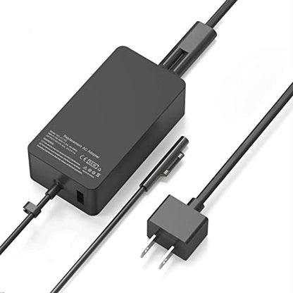 Runpower 65W Laptop Charger for Microsoft Surface Pro 10/9/8/7/6/5/4/3/X, Surface Laptop 5/4/3/2/1, Surface Book 3/2/1, Surface Go 3/2/1