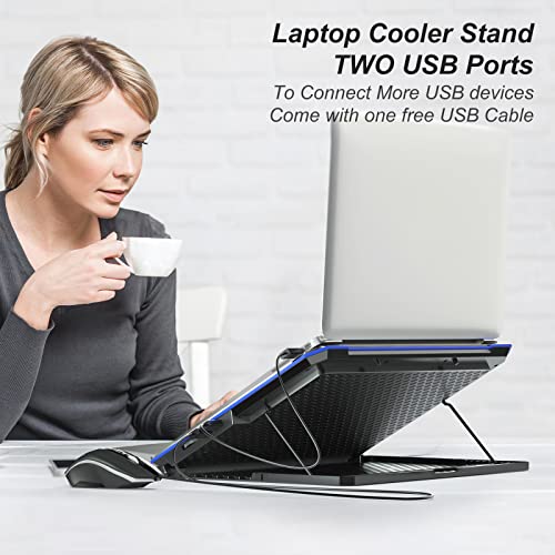 ICE COOREL Laptop Cooling Pad 16.14x11.6x1 inches Model ICE-K15-FBA