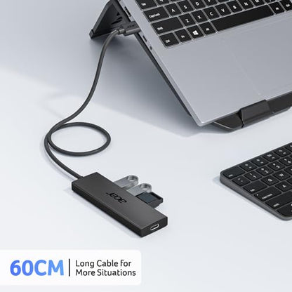 Acer 4-Port USB Hub ODK350 USB 3.0 Connector Black