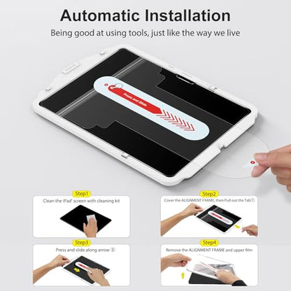 SPARIN 2 Pack Screen Protector for iPad Air 11 Inch M4/M3/M2, 9H Hardness, Clear Tempered Glass