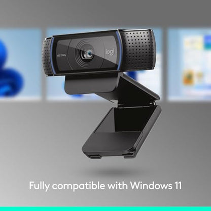 Logitech C920x 1080P Webcam 30fps USB Compatible with Multiple Operating Systems