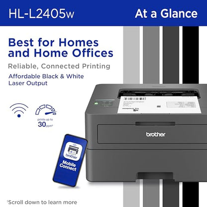 Brother HL-L2405W 1200x1200 DPI Monochrome Laser Printer