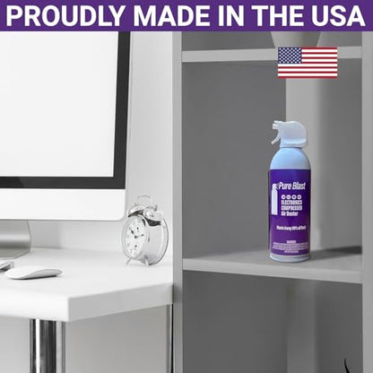 Tharos Distribution 10oz PBM Compressed Air Duster – Moisture-Free Cleaning Solution for Electronics