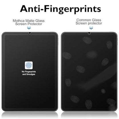 Mothca 2 Pack Matte Glass Screen Protector for iPad mini (A17 Pro) 2024/mini 6 2021 8.3 Inch, Matte Tempered Glass, Anti-Glare