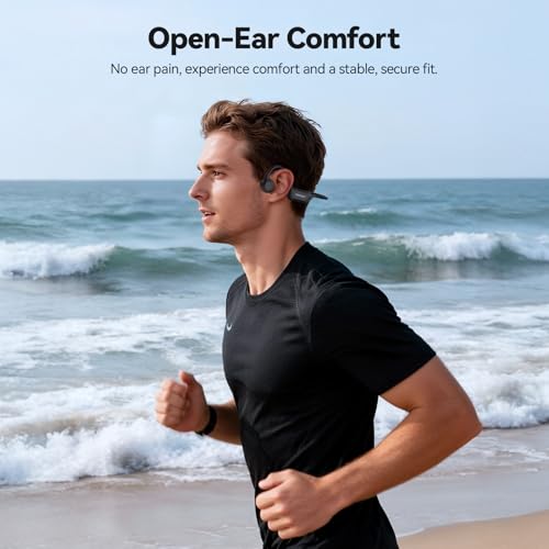 TECKNET Open Ear Headphones TK-HS042 Wireless Bluetooth 6.0 10-Hour Playtime IPX5 Waterproof