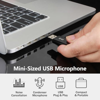 DUNGZDUZ Mini USB Microphone Model CHS-M3 Noise Reduction Omnidirectional 60dB