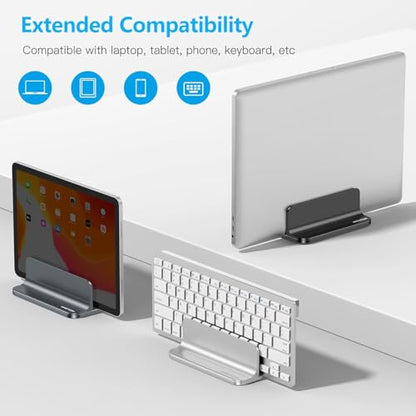 OMOTON Adjustable Vertical Laptop Stand OM-Vertical Laptop Stand Black