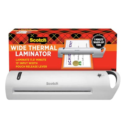 Scotch 13 inch Thermal Laminator TL1302X Specifications