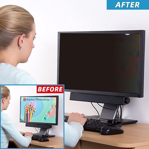GUMIKE 24 Inch Privacy Screen Filter Anti-Glare Anti-Scratch Monitor Accessory