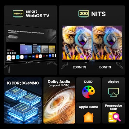 SANSUI 24 inch ES-24VA1-CA-1 768p 60Hz LED TV