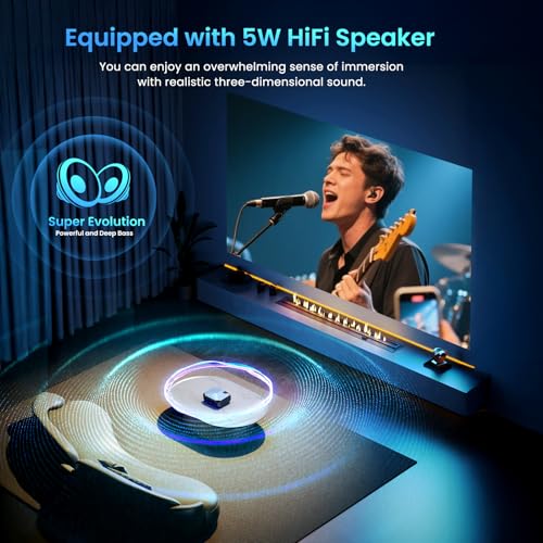 YOWHICK DP03-L Portable Projector 1920x1080 Full HD with Keystone Correction