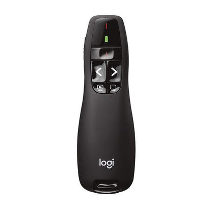 Logitech R400 Wireless Presenter 2.4GHz 50 Feet Red Laser Remote USB-A