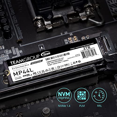 TEAMGROUP 500GB TM8FPK500G0C101 NVMe PCIe Gen 4x4 M.2 2280 SSD