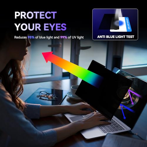 BROPGOD 13.5 Inch Surface Laptop Privacy Screen Filter - High Clarity Screen Protector with Anti-Glare, Anti-Fingerprint, and Scratch Resistant Features