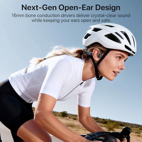 Bayhanc Open Ear Wireless Headphones T06 Bluetooth 5.4 10 Hours Battery Life 16mm Audio Driver
