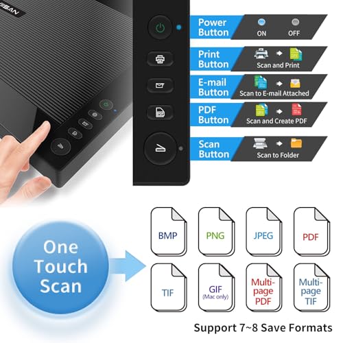 VIISAN VF3240 A3 Document Scanner 2400 DPI USB CIS