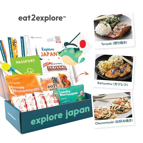 eat2explore 1.5 Pound C-1-JA 17 Count Explore Japan Educational Cooking Kit