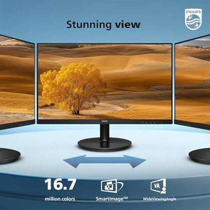 Philips 23.8 Inch 241V8LB FHD 1080p 100Hz VA LCD Monitor, VESA, HDMI 1, VGA 2