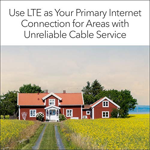 NETGEAR 4G LTE Broadband Modem LM1200 with Dual-Band Frequency, 150 Mbps Data Transfer Rate, Ethernet Connectivity