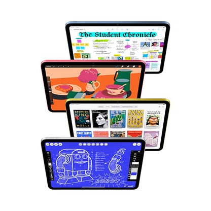 Apple 9.79 x 7.07 x 0.28 inches MD4A4LL/A 128 GB Wi-Fi 6 12MP Front/12MP Back Camera Tablet