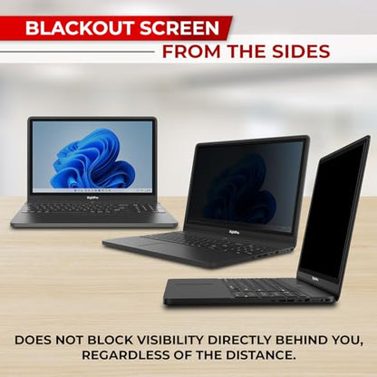 SightPro 14 Inch Laptop Privacy Screen Filter SP-PSB14169 16:9 Non-Magnetic Blackout Filter