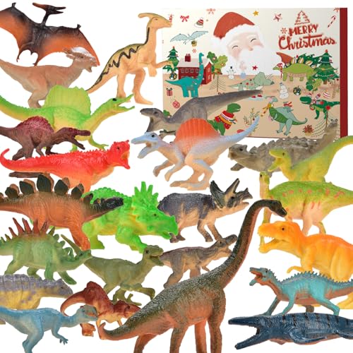 Walipuil Advent Calendar 2025 24 Dinosaur Toy Figures