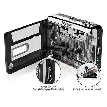 Reshow 1.0 Count 136-RS-GCP231WH001-US Cassette to MP3 Converter