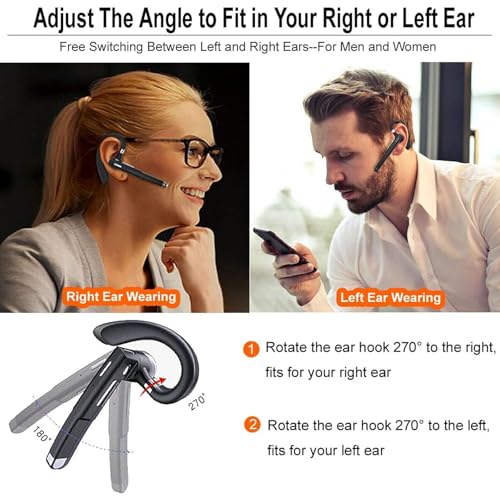 Agkey On Ear RM Wireless Headset Bluetooth Version 5.3 Noise Cancelling