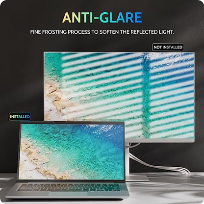 Peslv 13.3" Magnetic Laptop Privacy Screen pes-cxfk13.3 16 10 Matte & Glossy Blue Light Filter
