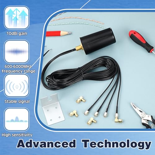 FairySandy 5 Pcs Coaxial Antenna QIA-FairySandy-1061 6000 MHz Indoor Outdoor SMA