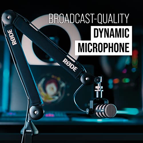 RØDE 9 x 6 x 4 inches PodMic 150 Ohms 1 Channel Cardioid Microphone