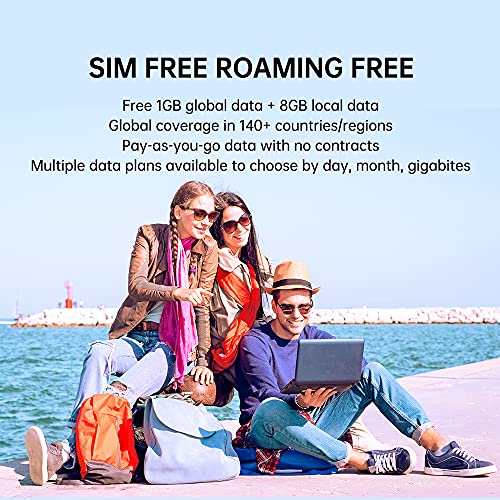 GlocalMe Mini Turbo Mobile Hotspot 4G 2.4GHz LTE Touchscreen 1GB RAM 8GB Storage