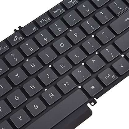 KBRPARTS Replacement Keyboard Black Backlit QWERTY Layout for Dell Latitude 5520 5530 5540 5521 5531, Precision 3560 3570 3580 3561 3571 3581, Precision 7670 7680 7770 7780