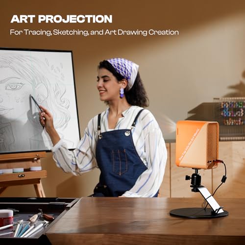 Caydo P1 Portable Projector P-004W 1280x720 4K Maximum 100" Display LED