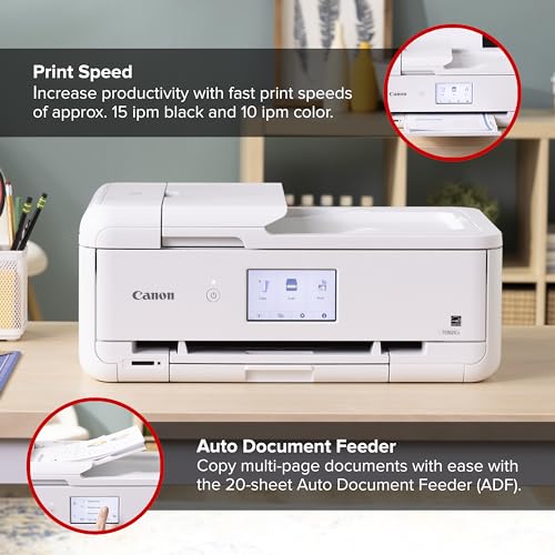 Canon PIXMA TS9521Ca Inkjet Printer - 4800 x 1200 dpi - Automatic Duplex - A4 - Color