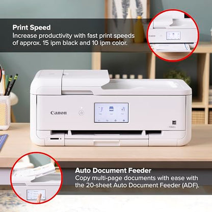 Canon PIXMA TS9521Ca Inkjet Printer - 4800 x 1200 dpi - Automatic Duplex - A4 - Color