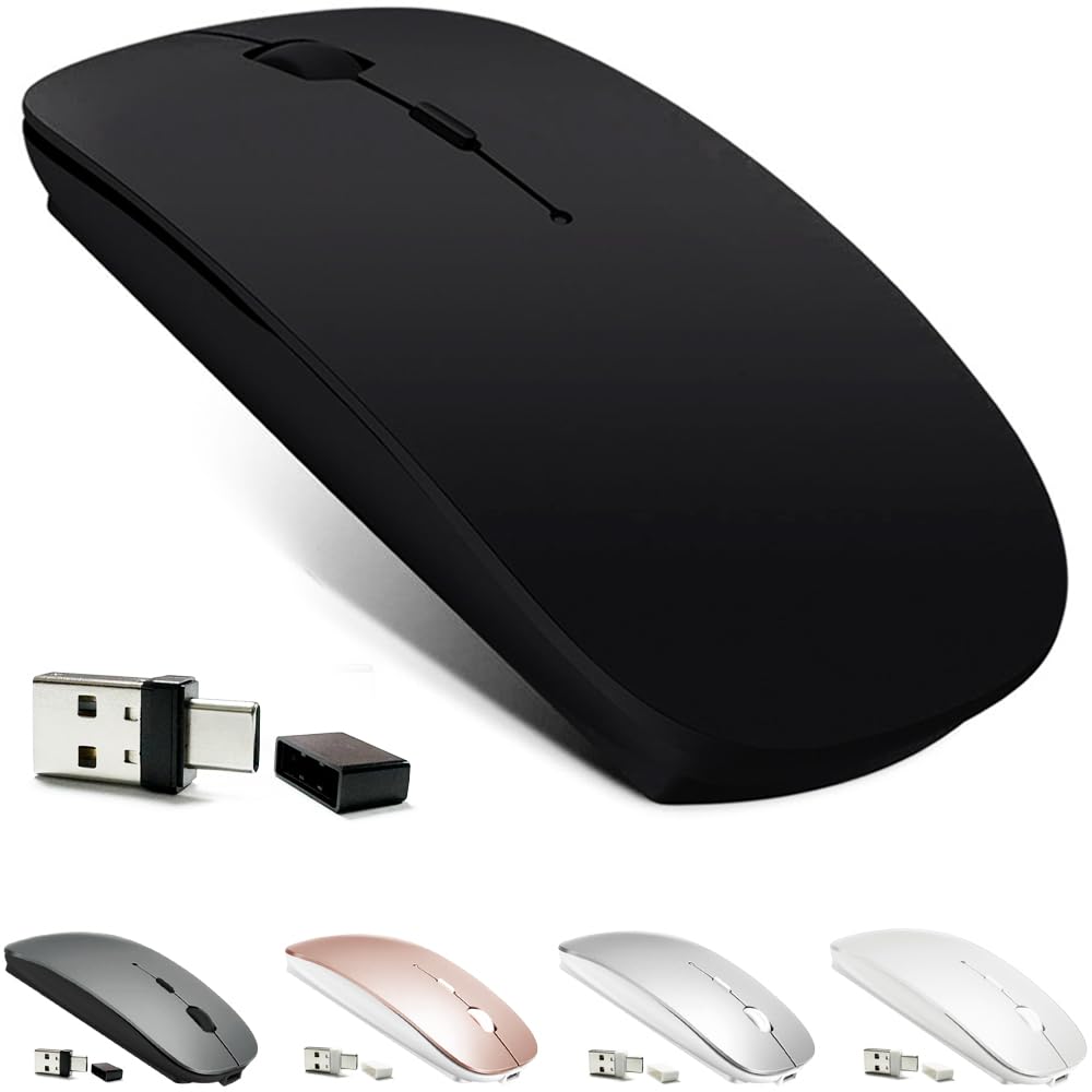 KLO K8 Bluetooth Wireless Mouse Black