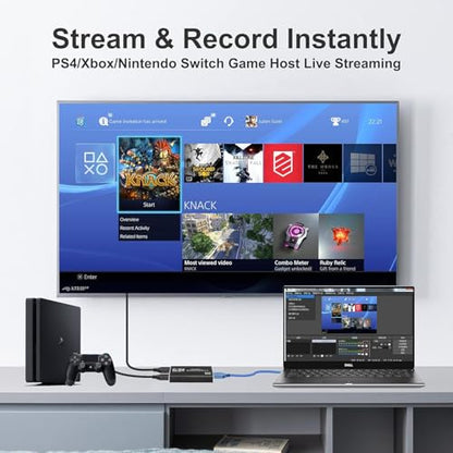 Dcyfol 4K 60fps Capture Card USB 3.0 - 1080P - HDMI - Video Capture