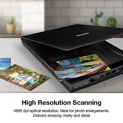 Epson 17.25"D x 12.12"W x 3.4"H Perfection V39 II USB Document and Photo Scanner - 300 dpi