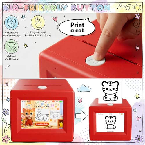 Happi2U 3.74 x 4.6 x 3.93 Q15 Monochrome Thermal Sticker Printer