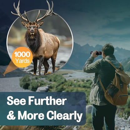 deesoo 20x52 HD High Power Binoculars Adult Model deesoo2052 Multilayer Coating Roof Prism Optics